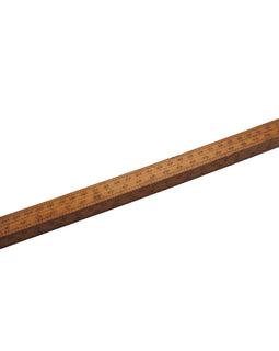 Unusual 7/8" Square Section Boxwood Scale Rule