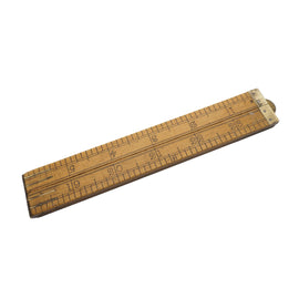 Early 4 Fold 2 Foot Rabone Boxwood Rule