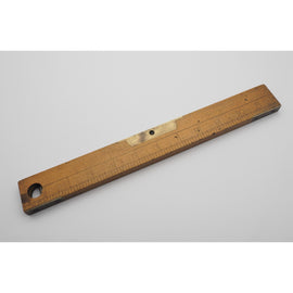 Early Patented Hockley Abbey 12" Rule, Level & Plumb