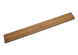 Fine Clean Cary London 12" Boxwood Engineers Rule
