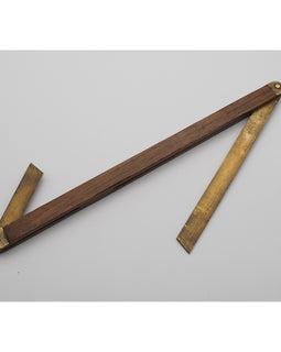 Craftsman Made Teak & Brass Shipwrights Bevel