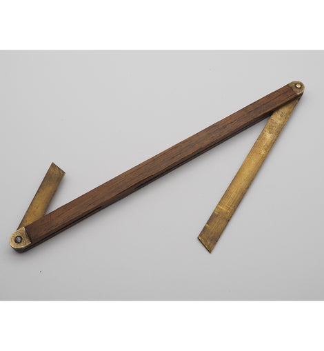 Craftsman Made Teak & Brass Shipwrights Bevel