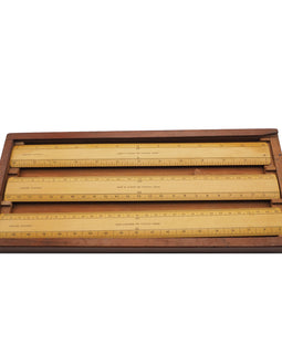 Set of 3 Engineers Scale Rules in Original Box