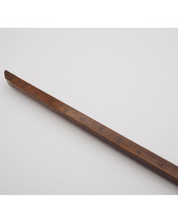 RARE Scottish Boxwood Dipping Stick by P. Stevenson of Edinburgh