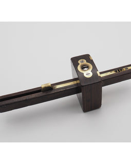 19th Century Rosewood & Brass Mortice Gauge