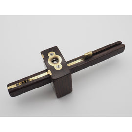 19th Century Rosewood & Brass Mortice Gauge
