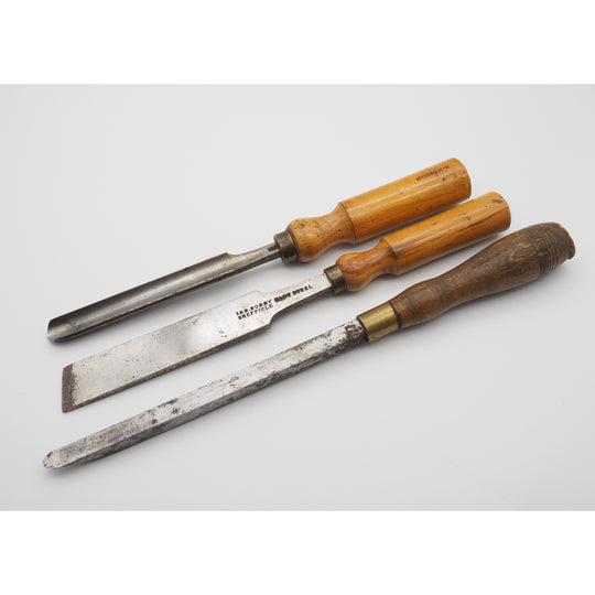 Three Good Wood Turning Chisels by Robert Sorby