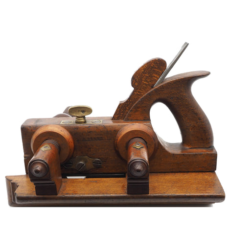 Fine Beech Screw Stem Plow Plane by Cockbain Carlise