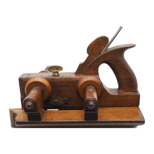 Fine Beech Screw Stem Plow Plane by Cockbain Carlise