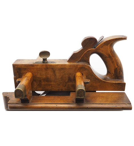 Superb Handled Plow Plane in Stripy Maple & Beech