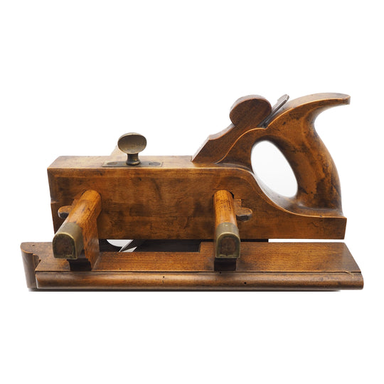 Superb Handled Plow Plane in Stripy Maple & Beech