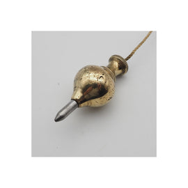 Very Small Brass Plumb Bob by Monument
