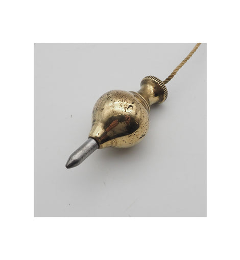 Very Small Brass Plumb Bob by Monument