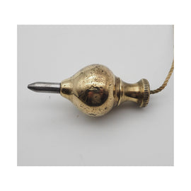 Very Small Brass Plumb Bob by Monument