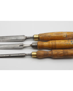 Three Good Clean Bevel-Edged Chisels