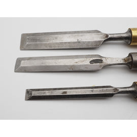 Three Good Clean Bevel-Edged Chisels