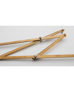 Fine Vintage Wooden Pantograph by J. Conte. Paris