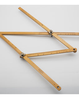 Fine Vintage Wooden Pantograph by J. Conte. Paris