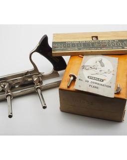 Fine Little Used Stanley England No. 50 Plane. Boxed