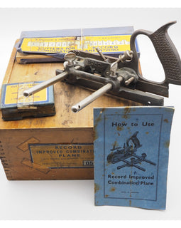 Boxed "War Finish" Record 050 Combination Plane