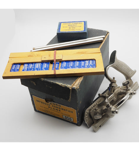 Fine Clean Record Sheffield No. 050 Boxed Combination Plane