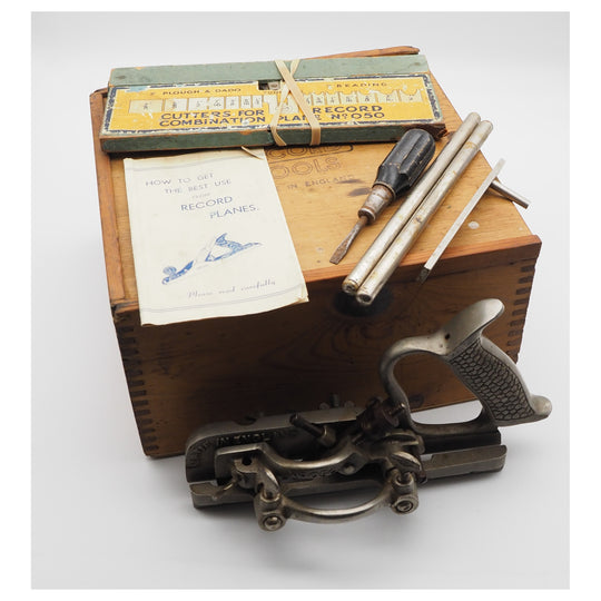Record Sheffield No. 050 Combination Plane. Boxed