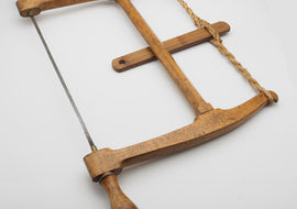 Large Beech Bow Saw by Robert Sorby, Sheffield.