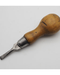 Tiny Boxwood Handled Screwdriver by I. Sorby