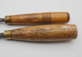 2 Large Size Antique Carving Gouges