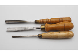 3 Very Good William Marples Carving Chisels