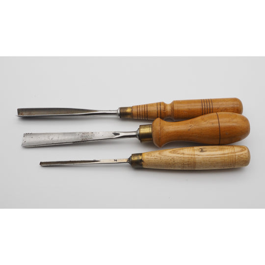 3 Very Good William Marples Carving Chisels