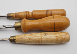 3 Very Good William Marples Carving Chisels