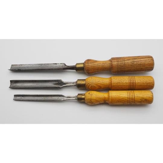 Three Good Stormont Sheffield Cabinetmakers Gouges