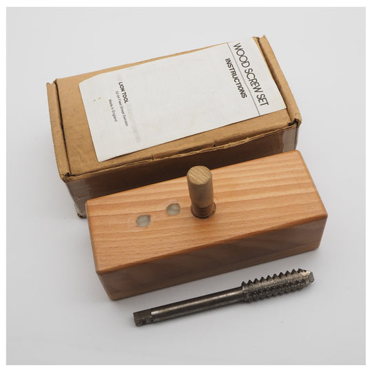 Unused 5/8" Screwbox & Tap by The Lion Tool Co.