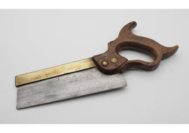 8" Heavy Brass Backed Gents Saw