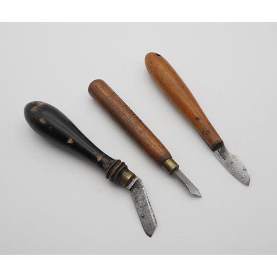 3 Various Hand Carving Knives, Marples Etc.