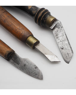 3 Various Hand Carving Knives, Marples Etc.