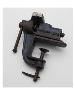 Small British Made Bench Mounted Vice
