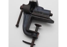 Small British Made Bench Mounted Vice