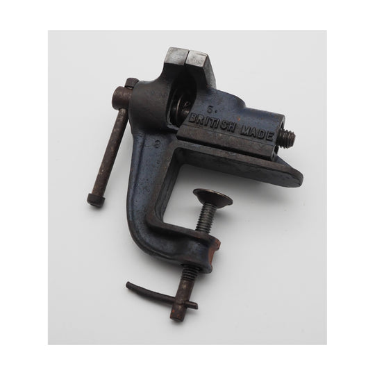 Small British Made Bench Mounted Vice