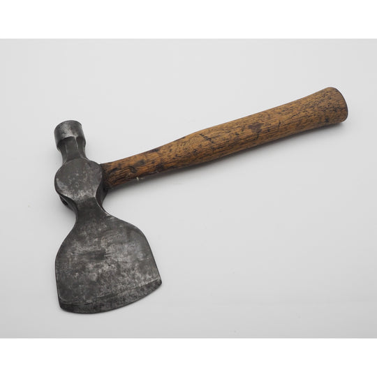Unusual Early Hand Forged Hand Axe with Hammer