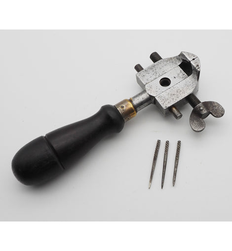 Millers Falls USA Alford Hand Vice and Bits