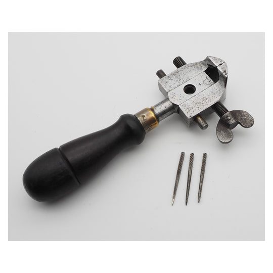 Millers Falls USA Alford Hand Vice and Bits
