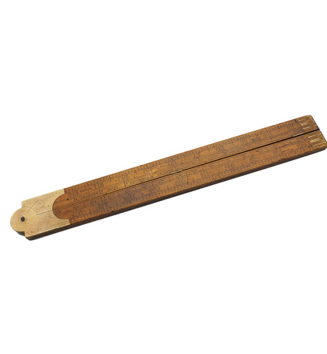 RARE Early Rabone 4 Foot Boxwood Rule