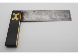 Good Ebony & Brass Square by Robt Sorby