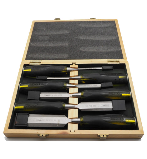 Superb Boxed Set of 6 Stanley England Chisels