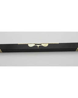 Ebony & Fancy Brass Inlaid Scottish Level