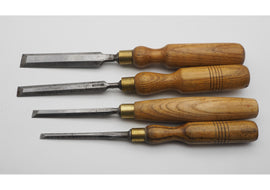 4 Good Bevel-Edged Chisels by Marples Sheffield