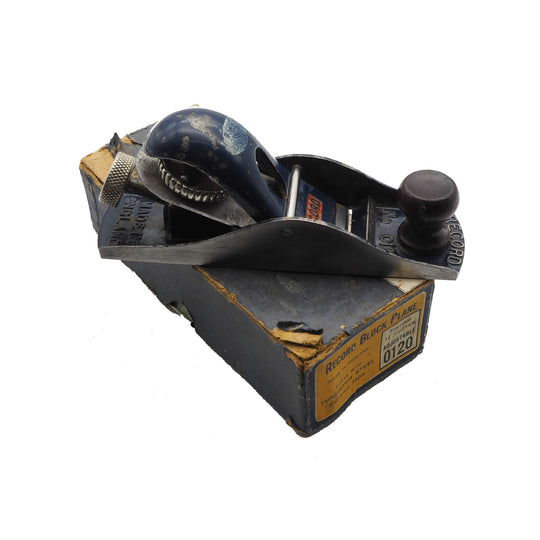 Early Boxed Record No. 0120 Block Plane