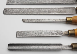 Good Set of 5 Stormont Sheffield Turning Chisels
